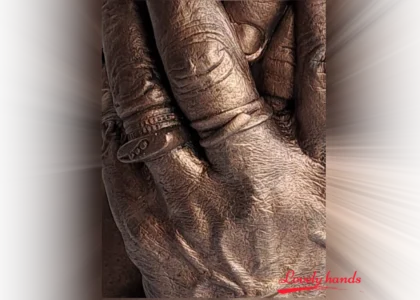 Handbeeld detail van ringen